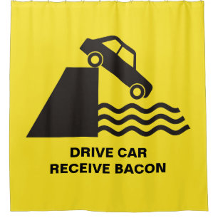 Cortina De Ducha Coche de unidad - Recibir Bacon