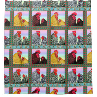 Cortina De Ducha Cochins Cuatro colores