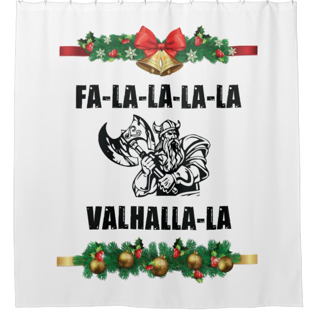 Cortina De Ducha Cojín decorativo Valhalla navidades (Anverso)