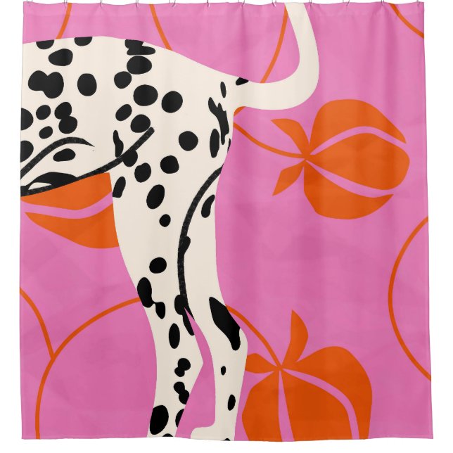 Cortina De Ducha Cola y textura (Anverso)