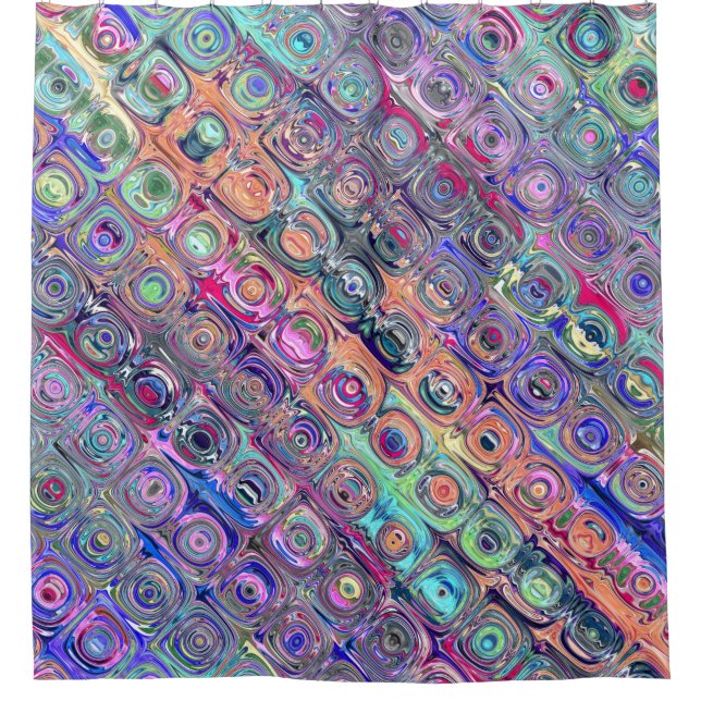 Cortina De Ducha Colas de vidrio espectrales (Anverso)