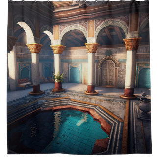 Cortina De Ducha Colección Casa de Baños Antigua - Bizantino
