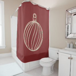 Cortina De Ducha Colección de simplemente Navidades - Bauble