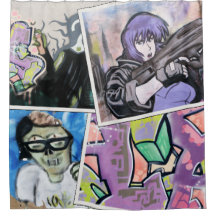 Collage de arte en la calle Grungy