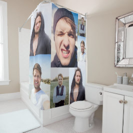 Cortina De Ducha Collage de fotos Pon tu cara en una