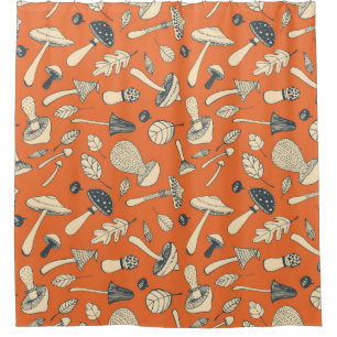 Cortina De Ducha Colmena de doodle dibujada a mano Vintage sin cost