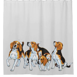Cortina De Ducha colmenas beagles