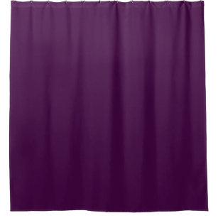 Cortina De Ducha Color sólido púrpura de berenjena
