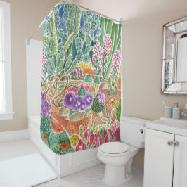 Cortina De Ducha Colores del desierto