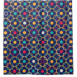 Cortina De Ducha colorido, moderno, marroquí, quatrefoil, de moda,