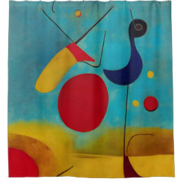 Cortina De Ducha Colorido y moderno Abstract Road Runner