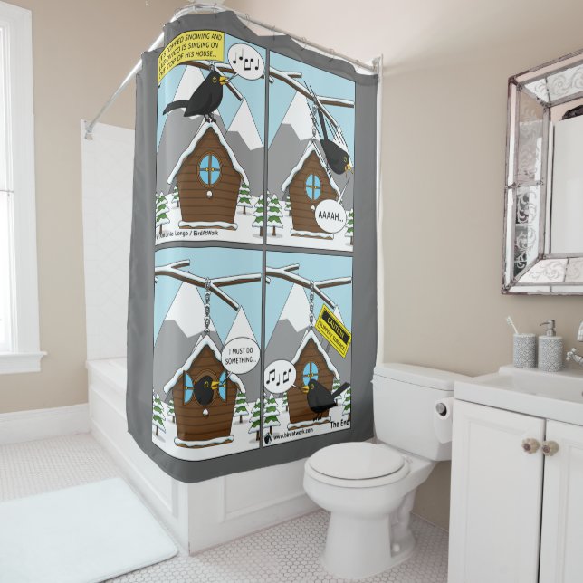 Cortina De Ducha Comedia de seguridad (In situ)