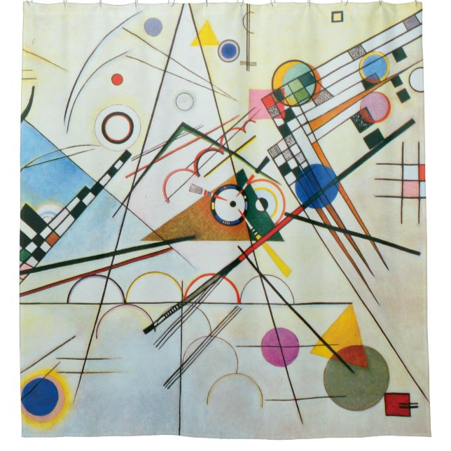 Cortina De Ducha Composición VIII de Wassily Kandinsky (Anverso)