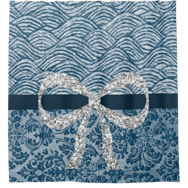 Cortina de ducha con arco de plata (Anverso)