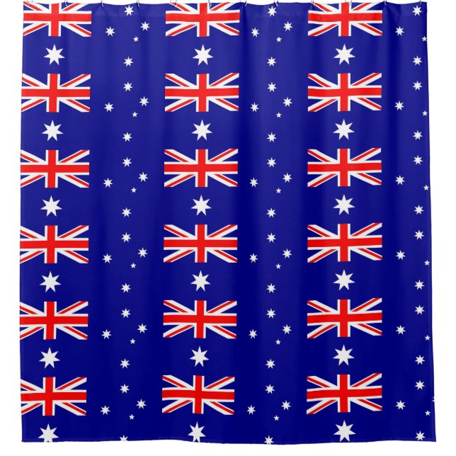 Cortina de ducha con bandera de Australia (Anverso)
