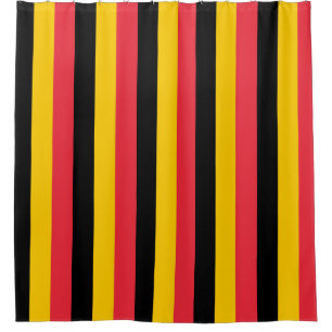 Cortina de ducha con bandera de Bélgica