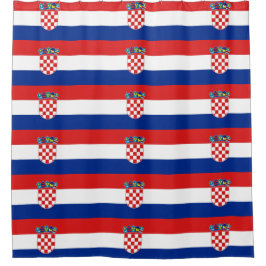 Cortina de ducha con bandera de Croacia
