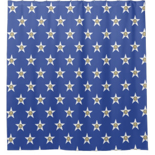 Cortina de ducha con bandera de Houston