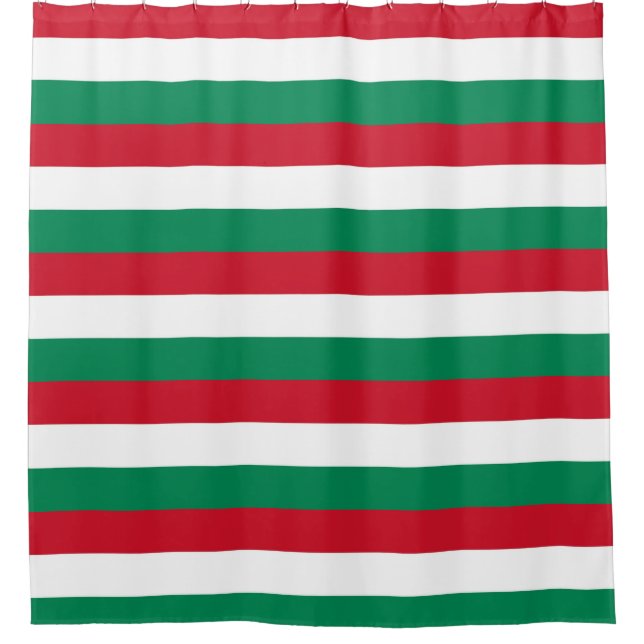 Cortina de ducha con bandera de Hungría (Anverso)