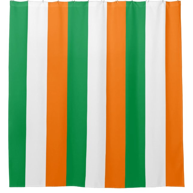 Cortina de ducha con bandera de Irlanda (Anverso)