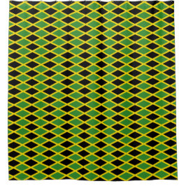 Cortina de ducha con bandera de Jamaica