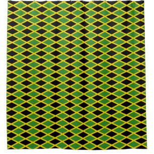 Cortina de ducha con bandera de Jamaica