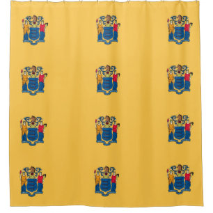 Cortina de ducha con bandera de Nueva Jersey, Esta