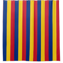 Cortina de ducha con bandera de Rumania