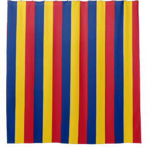 Cortina de ducha con bandera de Rumania