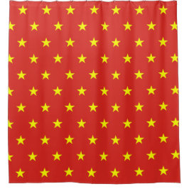 Cortina de ducha con bandera de Vietnam