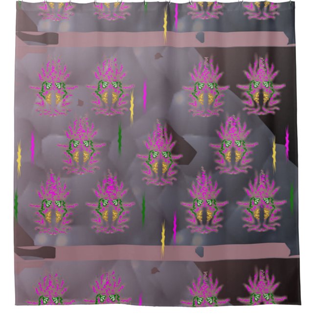 Cortina de ducha con burbujas (Anverso)
