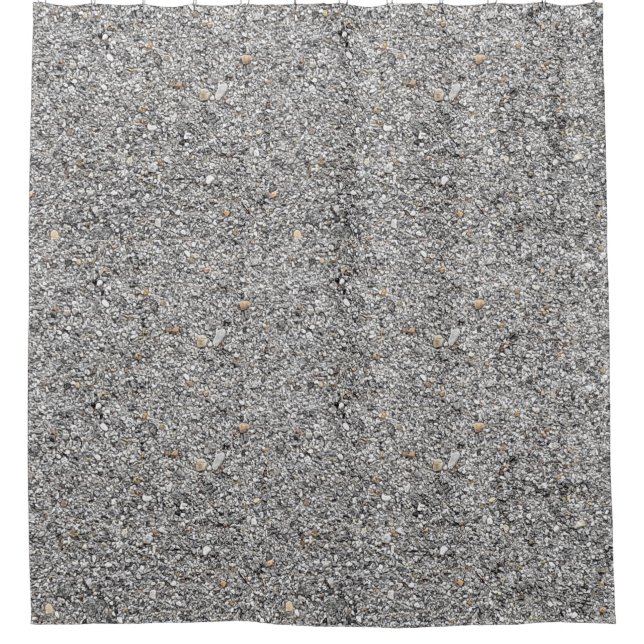 Cortina de ducha con diseño de moteado gris (Anverso)