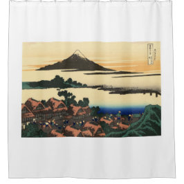 Cortina de ducha con IMPRESIÓN DE MONTAÑA JAPONESA