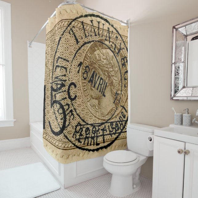 Cortina de ducha con sello de reposo (In situ)