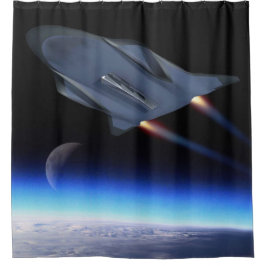 Cortina De Ducha Concepto de artista de vehículos de crucero hipers