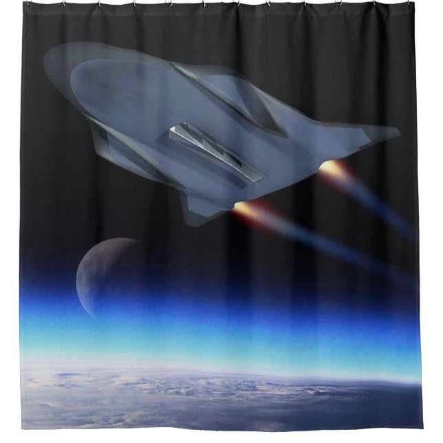 Cortina De Ducha Concepto de artista de vehículos de crucero hipers (Anverso)