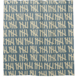 Cortina De Ducha Contar días de mayor crema de impresión en cualqui