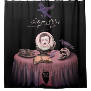 CORTINA DE DUCHA CONVOCANDO A EDGAR ALLAN POE