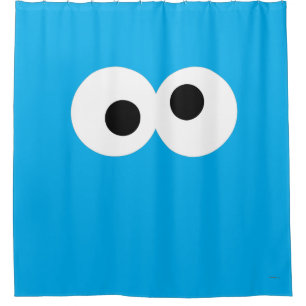 Cortina De Ducha Cookie Monster Big Face