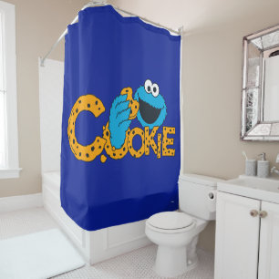 Cortina De Ducha Cookie Monster Cookie!