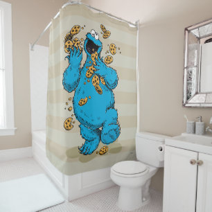 Cortina De Ducha Cookie Monster Crazy Cookies