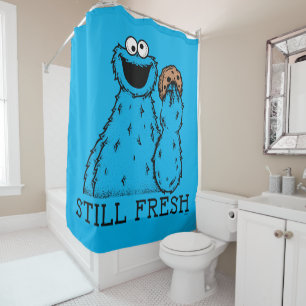Cortina De Ducha Cookie Monster Todavía Fresco