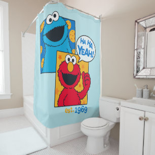 Cortina De Ducha Cookie Monster y Elmo   Ha Ha Yeah
