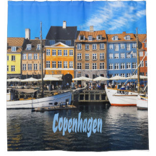 Cortina De Ducha Copenhague Capital Dinamarca Hogares del Canal Nyh