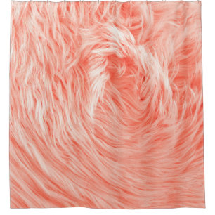 Cortina De Ducha Coral Fluffy Fur: Tendencia 2019.