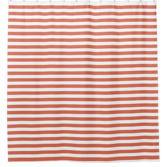 Cortina De Ducha Coral Horizontal Strips Shower Curanda (Anverso)