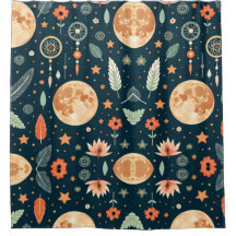 "Cortina de ducha Boho Bliss