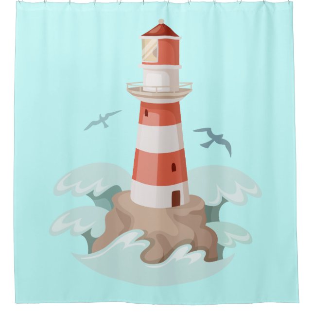 Cortina De Ducha Cortina/faro de ducha (Anverso)