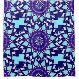 Cortina De Ducha cosmos en blanco y negro