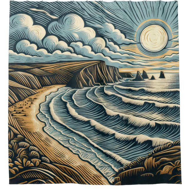 Cortina De Ducha Costa (Anverso)